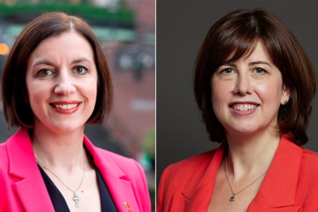 Bridget Phillipson and Lucy Powell