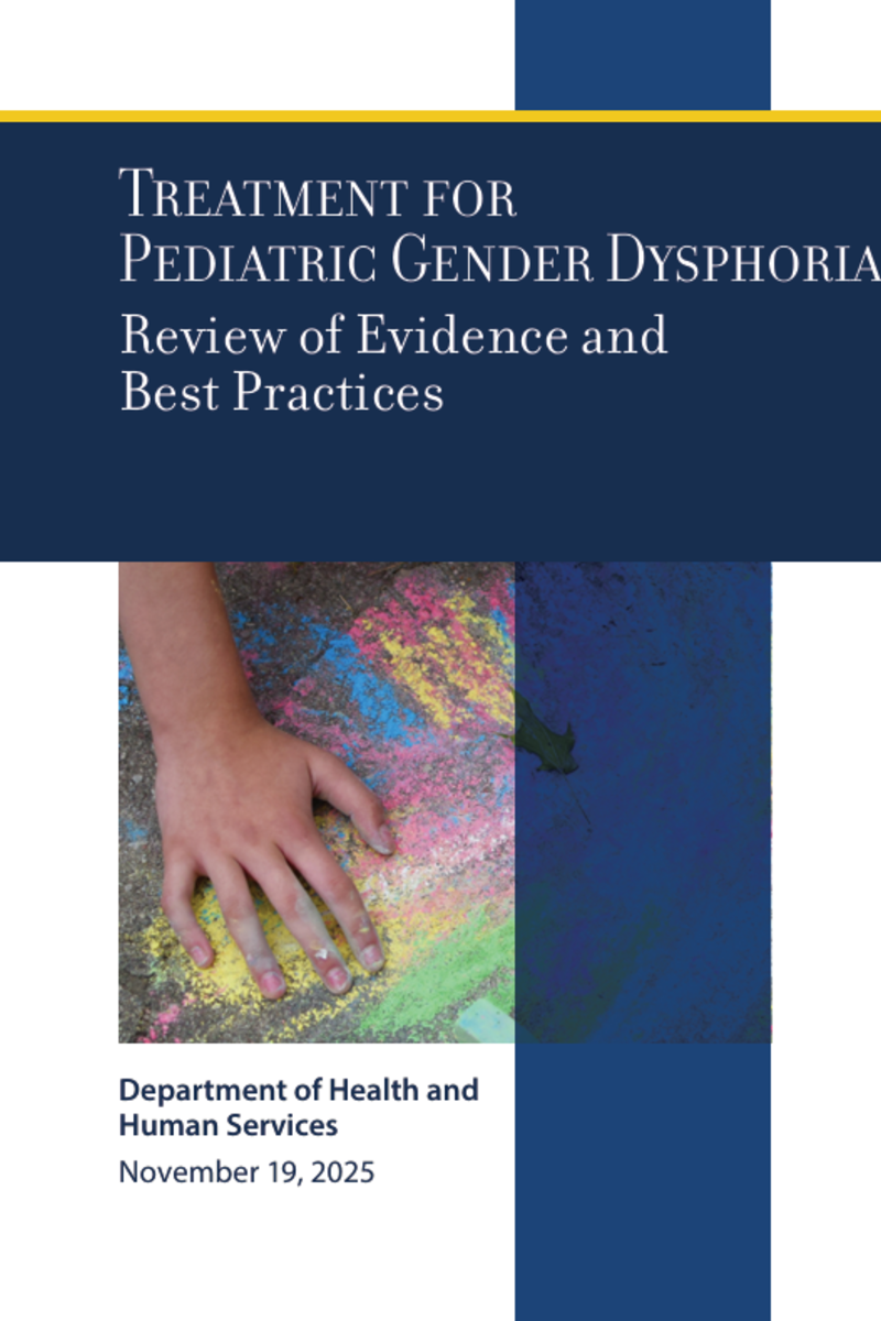 USA HHS Report into gender dysphoria cover